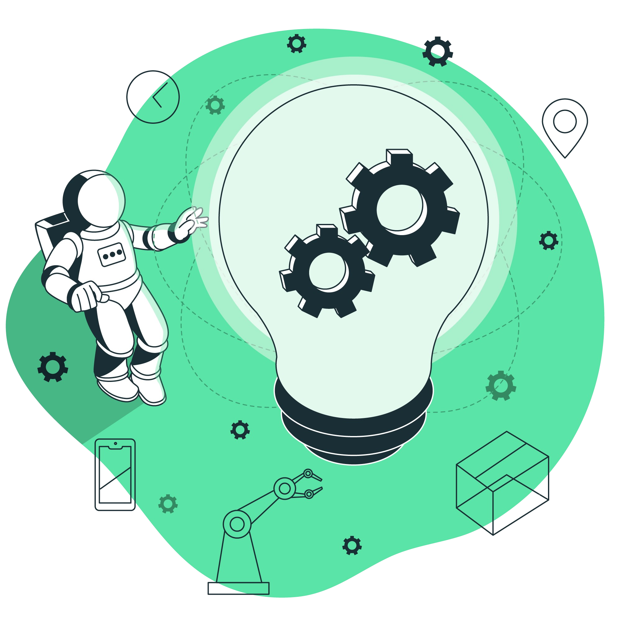 Digital skills illustration